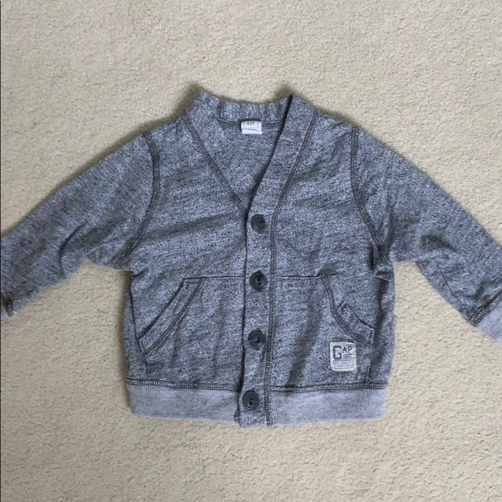 Baby gap toddler gray cardigan